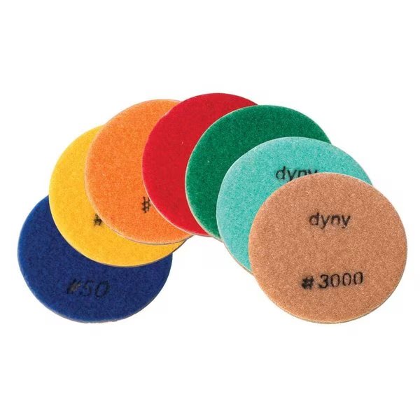 3 Inch Resin Wet/Dry 9 mm Floor Polishing Diamond Pads, Specialty Diamond, Mfr#: FPAD-K1